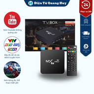 Box Tivi MXQ Pro 4K - Có Bluetooth - Kèm Theo Điều Khiển - Chạy Android 12