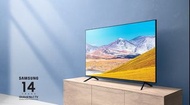 100% new全新Samsung 55" 4K HDR smart tv