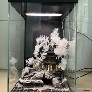 Xiaomi fish tank landscaping Traditional Chinese-style fish tank landscaping Fish Tank Landscaping X