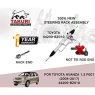 100% NEW STEERING RACK ASSY ASSEMBLY 44200-BZ010 FOR TOYOTA AVANZA 1.3 F601 (2004-2017)