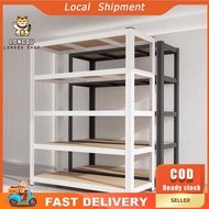 【LONGQU】5 Tier RACK Boltless Rack Home Storage Warehouse Store Room Office File Heavy Duty Rack/Rak 
