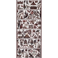 Crimson-gilded Soul Chain Dark Crow Skull Theme Sticker Tape