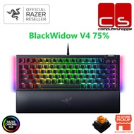 Razer BlackWidow V4 75% Hot-swappable Mechanical Gaming Keyboard - Black/White