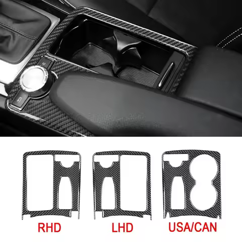 For Mercedes Benz C Class C63 W204 C204 S204 C200 C300 Car Cup Holder Panel Trim Cover Interior Fram