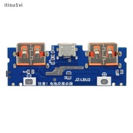 [itisu1vi] Charger Board LED Dual USB 5V 2. 4A Micro/Type-C USB Mobile 18650 Charging Module MY