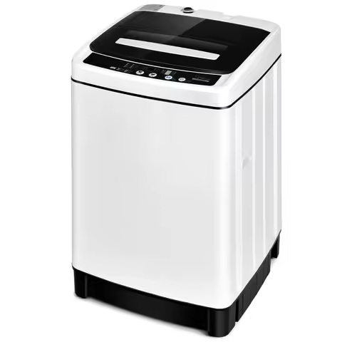 Full-Automatic Washing Machine 1.5 Cu.Ft 11 LBS Washer & Dryer White