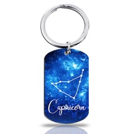 OEHEDOU 12 Constellation Keychain Gift Zodiac Astronomy Gifts Birthday Gifts For Women Men Adults Bo