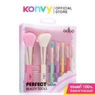ODBO Perfect Brush Beauty Tools 7pcs OD8-193 Pastel Makeup Set 7 Pieces.