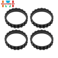 【MULSTORE】4X Vacuum Robot Tires for Wheels Series 5/6/7/8/9/I7 S9+ Anti-Slip