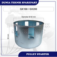 GX160 / GX200 PULLEY STARTER PULI STARTER POLI STARTER MANGKOK ALIT MESIN PENGGERAK MANGKOK STARTER