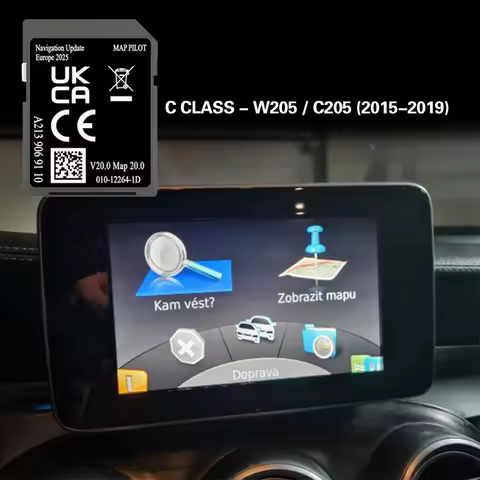 A2139069110 V20 for Mercedes C-Class W205 C205 2015-2019 Navigation SD GPS Card Update Europe Map 32