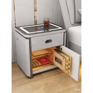 Usb Smart Voice Bedside Table Charger Bluetooth Wireless Combination Lock Safe Hidden Controllable F