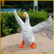 [Gepnoo] Duck Statue, Educational Figure, Animal Sculpture for Lawn, Terrace, Garden