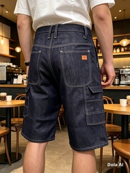 Celana Denim Selvedge Pria 15 Oz Original White Line - Kain Sanforized Jahitan Putih Label Brand Kua