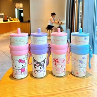 GANTUNGAN 710ml Stainless Steel Tumbler 316 Free Straw Hanging/ Tumbler Drinking Bottle Melody Kurom
