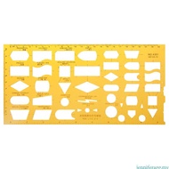 jenniferagg.my K Resin Flow Chart Symbol Drafting Template Ruler Stencil Measuring Tool Student