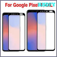 HNDFY 2ชิ้น3D กระจกนิรภัยสำหรับ Google Pixel 4ชิ้นป้องกันการระเบิดฟิล์มสำหรับ Google Pixel ปกป้องหน้