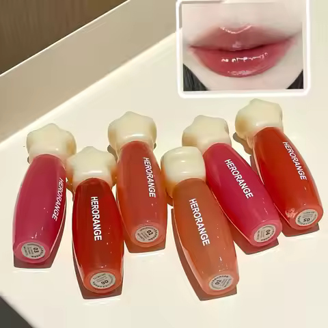Herorange Silky Gloss Lip Gloss Hydrating Non Drying Fade Lip Lines Long Lasting Daily Date Makeup