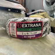 NYMHY Cable 2 x 0.75 Extrana Per Meter NYMHY Cable 2x0.75 Cable 2x0.75 Cable 2 x 0.75