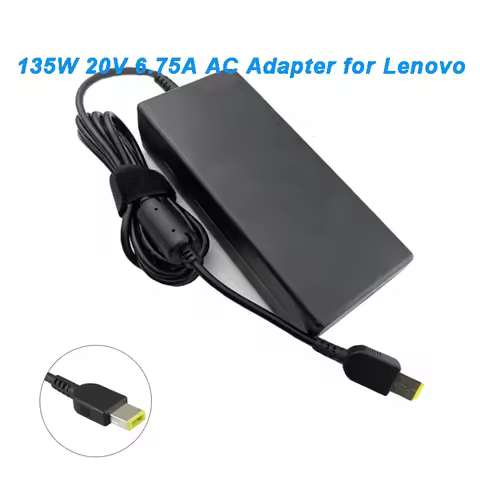 135W 20V 6.75A Laptop Power Charger for Lenovo Legion Y520-15IKBA Y520-15IKBM Y520-15IKBN Y530-15ICH