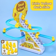 Children Kids Electronic Educational Toy Duck Climbing Stairs Stair Race Track Toys