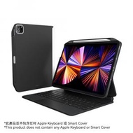 魚骨牌 - CoverBuddy for iPad Pro 11 (2018-2022) / Air 5 (2022) / Air 4 (2020) 保護殼（兼容 Smart Keyboard Folio / Magic Keyboard）- 黑