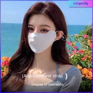 N33GVC3Q Anti-UV Ice Silk Face Breathable Face Shield Fashion Dustproof Riding Face Cover Unisex