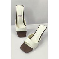 7cm square toe high heel sandals KA1-7P-3933