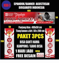 Benner / Spanduk Gapura / Spanduk 17 Agustus / Dirgahayu RI ke - 80