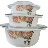 Shefu 3IN1 Opal Glass Casserole Set