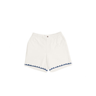 PASTEL CREATIVE WEAR SUNKISSED BEACH CLUB SHORTS — WHITE / NAVY