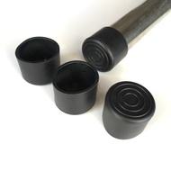 Round Black 6mm~63mm Chair Table Feet Stick Pipe Tubing End Cover Caps Cap PVC Rubber