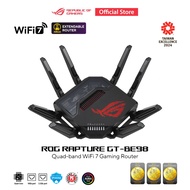 ASUS ROG Rapture GT-BE98 Quad-band WiFi 7 Gaming Router support new 320MHz bandwidth & 4096-QAM dual