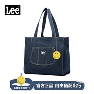Túi Tote Denim Cỡ Lớn Lee Thời Trang Mềm Mại Túi Xách Đi Làm Túi Xách Túi Mua Sắm Túi Đeo Vai Dây Đơ