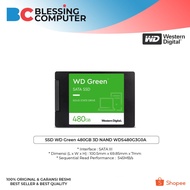 Ssd WD Green 480GB 3D NAND WDS480G3G0A