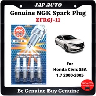 NGK Spark Plug Honda Civic S5A 1.7 2000-2005 (4pcs) - ZFR6J-11