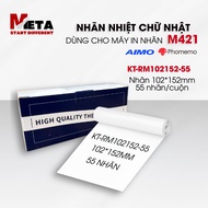 Thermal Label 4x6 (102x152mm) For AIMO/Phomemo Label Printers M421, D520BT, D530, 6XL