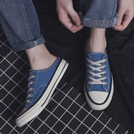 Boys Half-Support Canvas Shoes 2020 Half-Support Canvas Shoes Male Couple Korean Version All-Match C