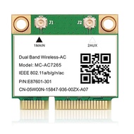 【Laftg mall】-1200Mbps Bluetooth 4.2 Wifi Card Mini PCI-E Wifi Card 7265 802.11ac 2.4G 5Ghz for Lapto