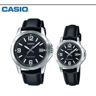 【Watch】 L3u2 analog watch jam tangan lelaki jam tangan perempuan Original Casio Couple [2YEARS WARRANTY] MTP-V004L-1B &amp;