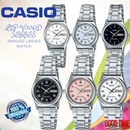 ORIGINAL LTP-V006D SERIES ANALOG-LADIES WATCH JAM TANGAN WANITA / JAM TANGAN PEREMPUAN (2 YEARS WARR