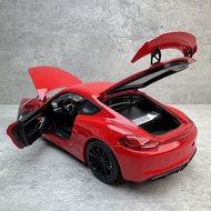 Schuco Schuco 1: 18 Porsche 911 Targa 4 Cayman Cayman GT4 Alloy Car Model