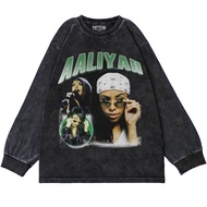 Patternmerch "Aaliyah bootleg classic" Oversize T-Shirt | Oversized Longsleeve | Washing tee | T-shi