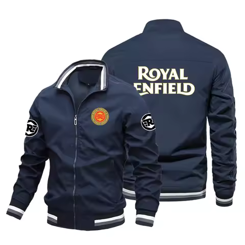 2024 New Retro style Royal Enfield Motorcycle Jacket Racing Jacket Windbreaker Outdoor Sports Bicycl