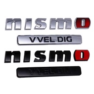 ABS Car Rear Trunk Fender Side Letter Sticker for Nissan NISMO VVEL DIG Badge Qashqai Elgrand Leaf J