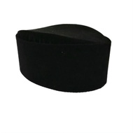 PEMBORONG SONGKOK LELAKI HITAM BALDU CROWN TINGGI 4 INCH EKSKLUSIF