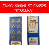 เม็ดมีดกลึง INSERT TNMG160404L-ST CA6525 TNMG160404R-ST CA6525 "KYOCERA" เม็ดมีดเคียวเซร่า