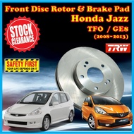 TRW Honda Jazz TFO GE8 Brake Front Disc Rotor & Brake Pad Stopping Expert