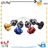 OLINI Motorcycle Engine Oil Dipstick, Level Gauge Aluminum Oil Filler Cap, Universal Filler Cap Engi