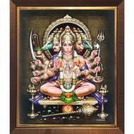 Framed Not Include Wall Canvas Hanuman Panjamugam Canvas Photo with For living room